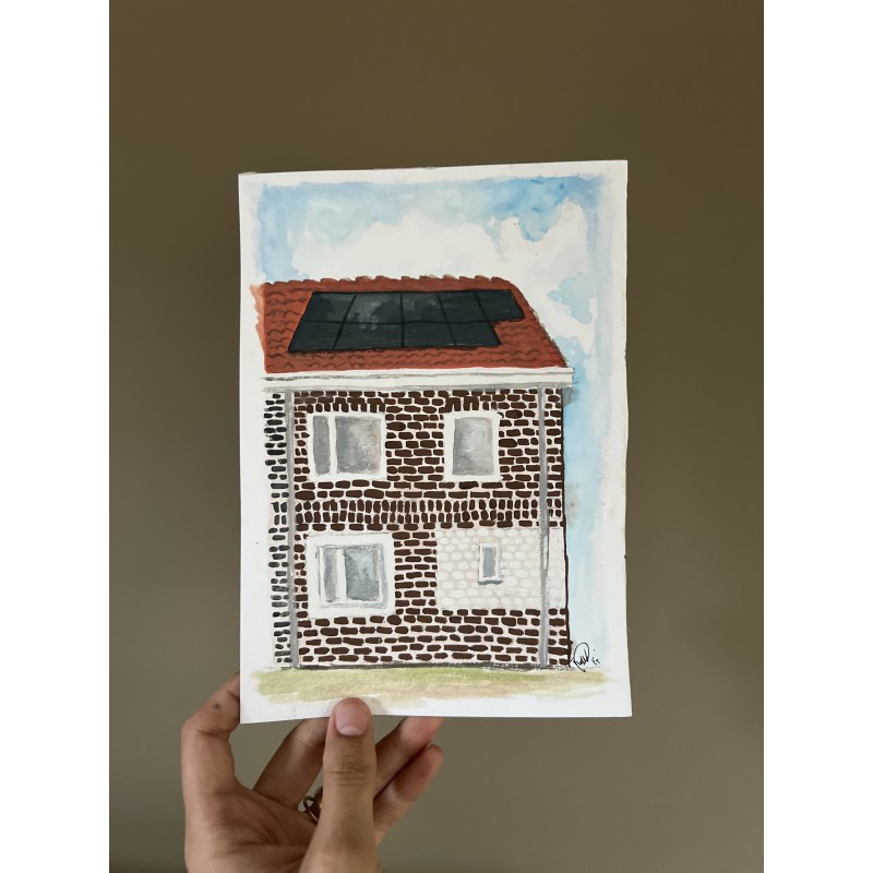 Huisje - A5 (14,8cmx21cm)